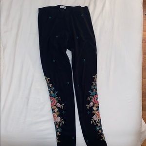 Johnny Was Women’s Embroidered Leggings